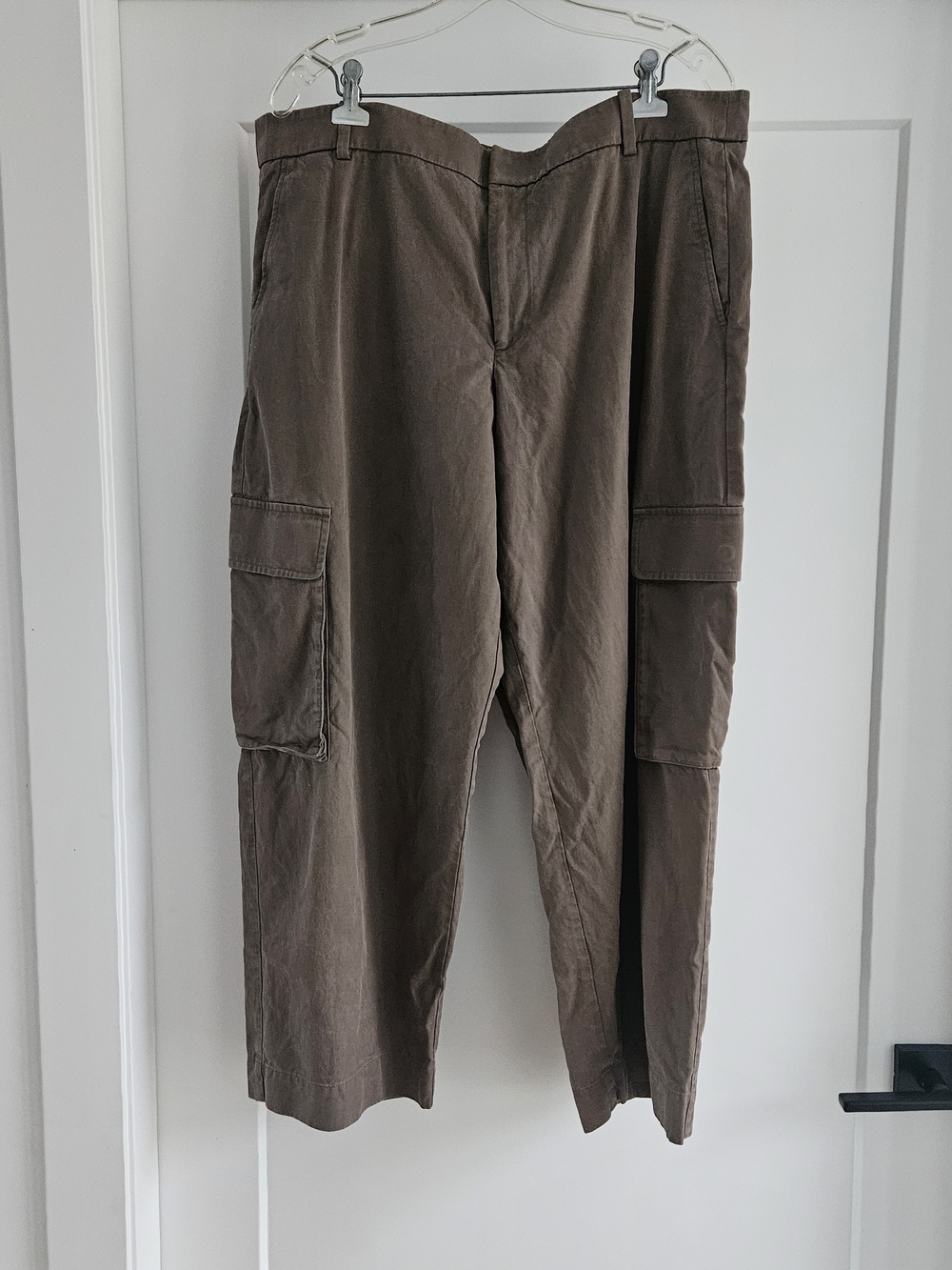 Everlane Wide-Leg Tencel Cotton Cargo Trouser Sz 16